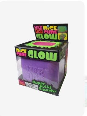 Needoh purple glow ice Cube - Super Solid Sensory Toy